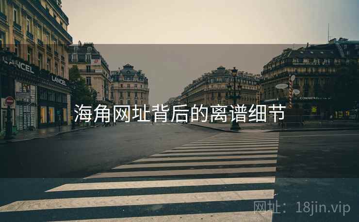 海角网址背后的离谱细节