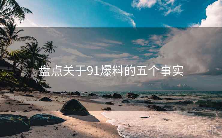 盘点关于91爆料的五个事实