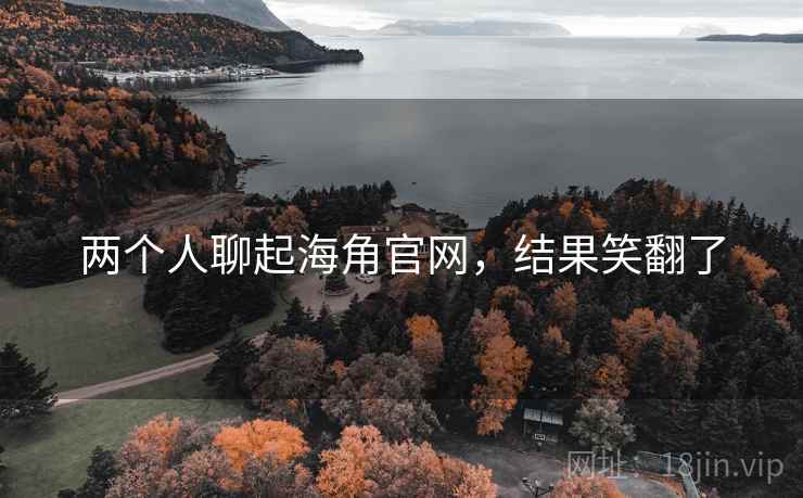 两个人聊起海角官网,结果笑翻了